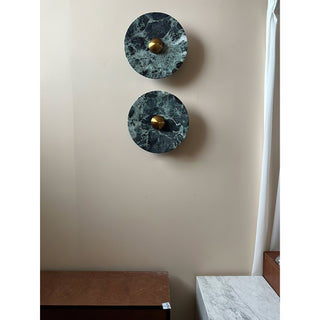 Olrine Moderne Minimaliste Marbre Métal Applique Murale