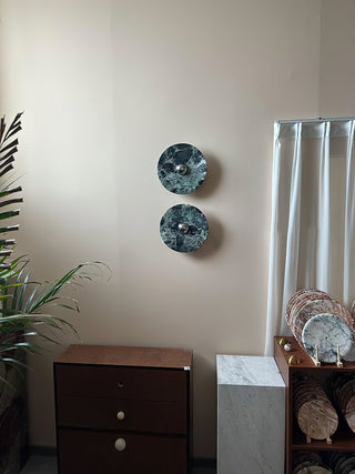 Olrine Moderne Minimaliste Marbre Métal Applique Murale