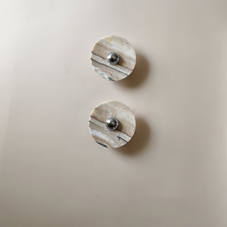 Olrine Moderne Minimaliste Marbre Métal Applique Murale