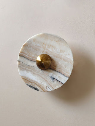 Olrine Moderne Minimaliste Marbre Métal Applique Murale