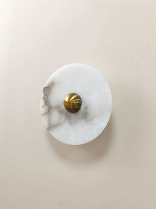 Olrine Moderne Minimaliste Marbre Métal Applique Murale