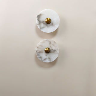 Olrine Moderne Minimaliste Marbre Métal Applique Murale