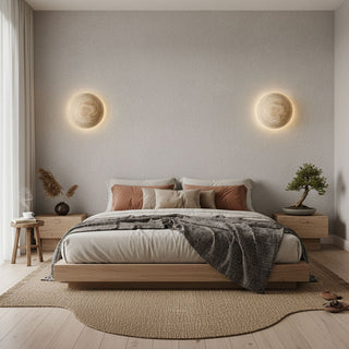 Terra Disc Sconce-Neutral Decor