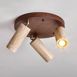 Zevenion Multi-Bras Travertin Plafonnier