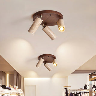 Zevenion Multi-Bras Travertin Plafonnier