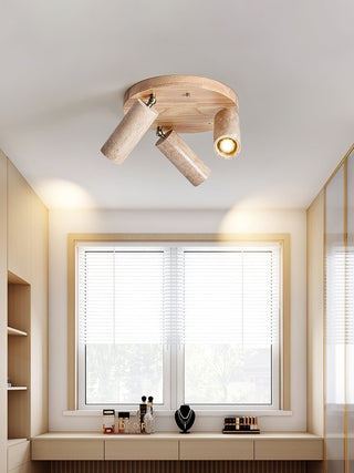 Zevenion Multi-Bras Travertin Plafonnier
