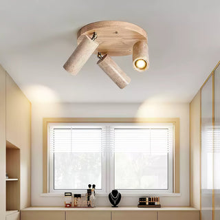 Zevenion Multi-Bras Travertin Plafonnier