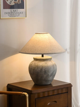 Ophaion Stone Table Lamp-Neutral Decor