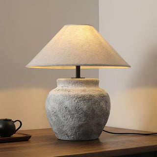 Ophaion Stone Table Lamp-Neutral Decor