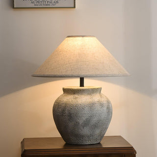 Ophaion Stone Table Lamp-Neutral Decor