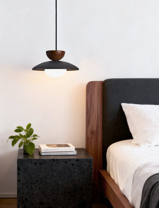 Terra Cotta Pendant Lamp-Neutral Decor