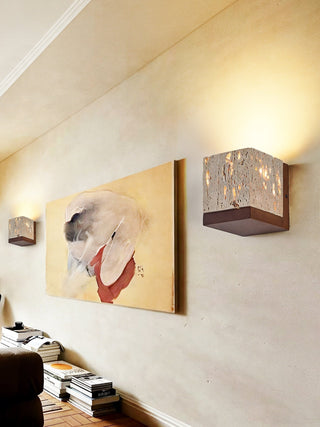 Terra Cube Wall Light-Neutral Decor