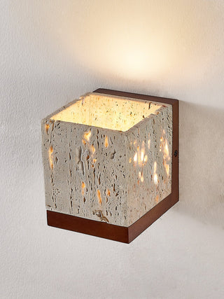 Terra Cube Wall Light-Neutral Decor