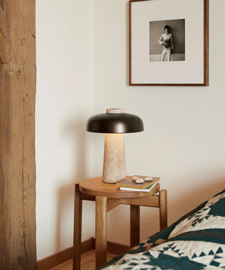 Tavivira Lampe de Table en Travertin