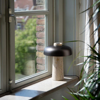 Tavivira Lampe de Table en Travertin