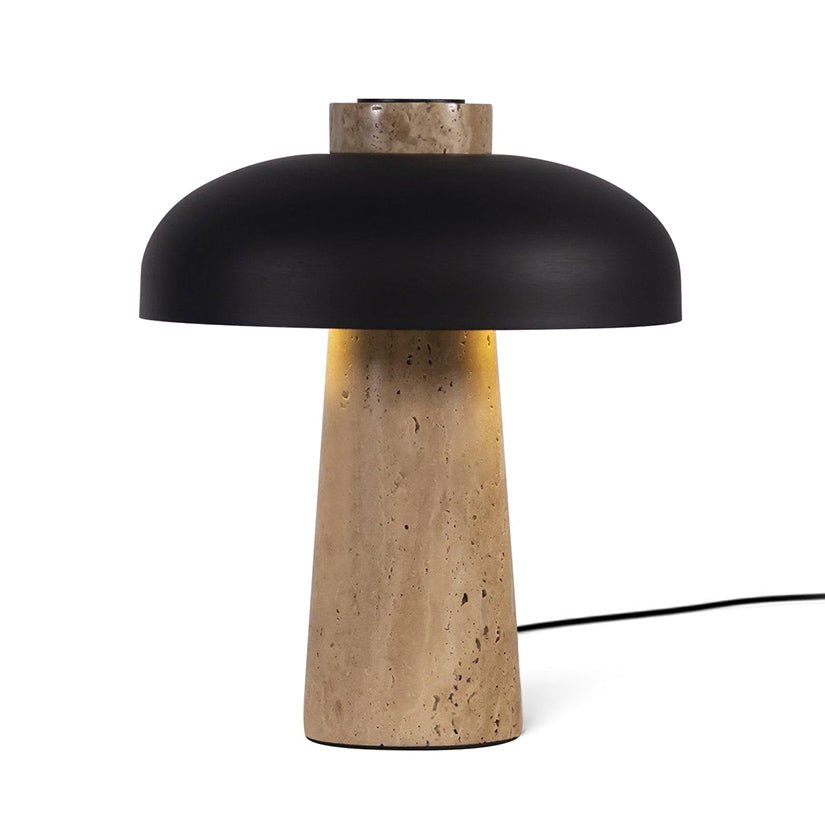 Tavivira Lampe de Table en Travertin