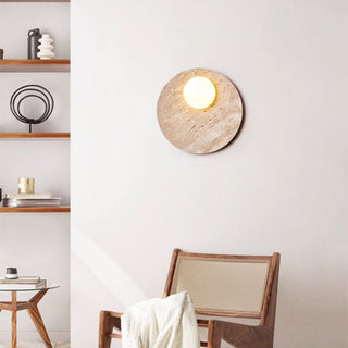 Terra Lume Orb Wall Lamp-Neutral Decor