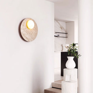 Terra Lume Orb Wall Lamp-Neutral Decor