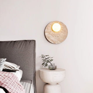 Terra Lume Orb Wall Lamp-Neutral Decor