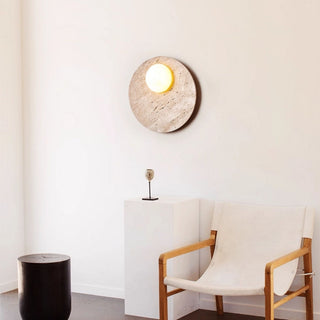 Terra Lume Orb Wall Lamp-Neutral Decor