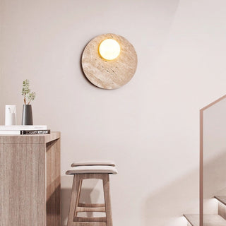 Terra Lume Orb Wall Lamp-Neutral Decor