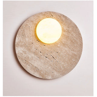 Terra Lume Orb Wall Lamp-Neutral Decor