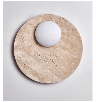 Terra Lume Orb Wall Lamp-Neutral Decor
