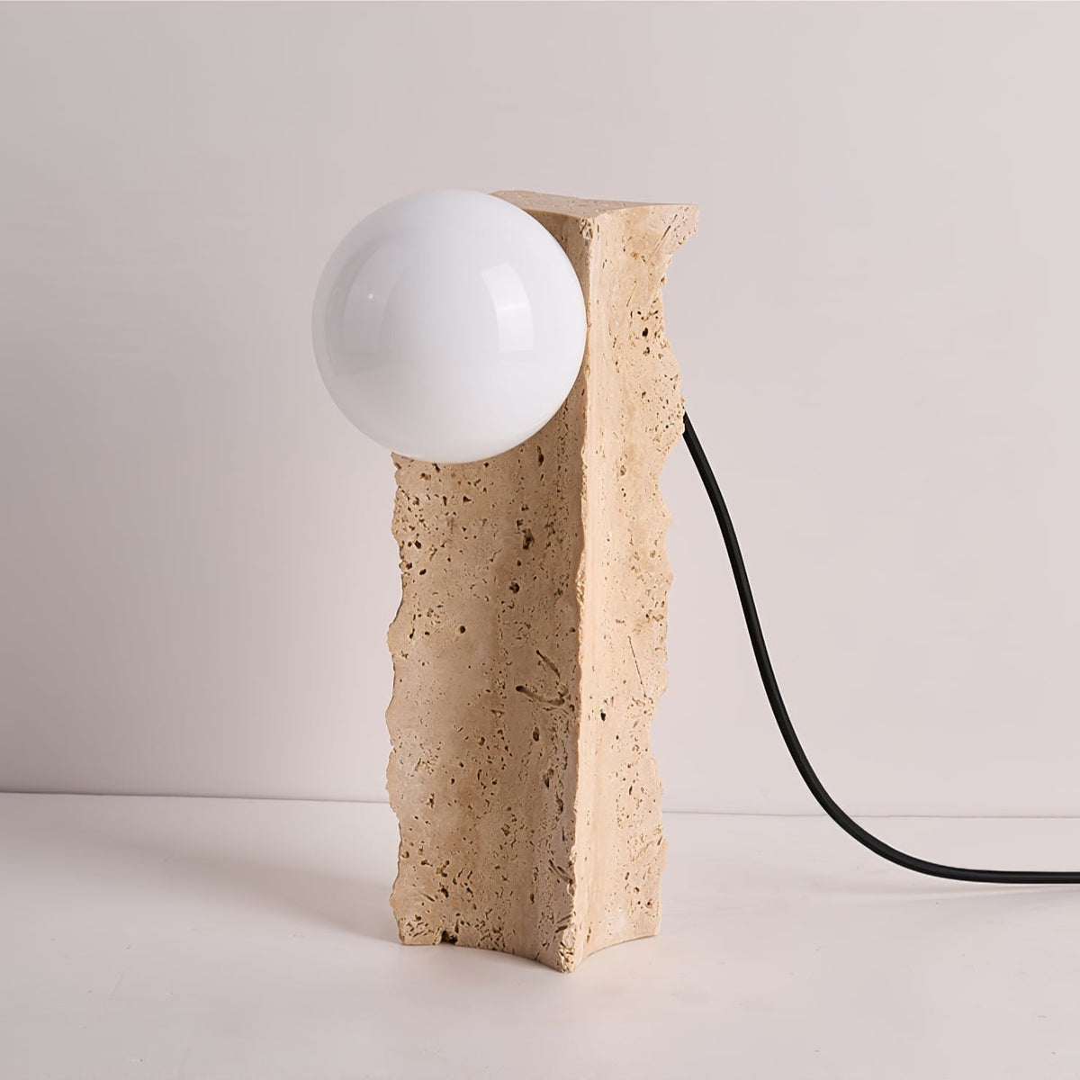 Vyrnora Travertine Slab Table Lamp-Neutral Decor