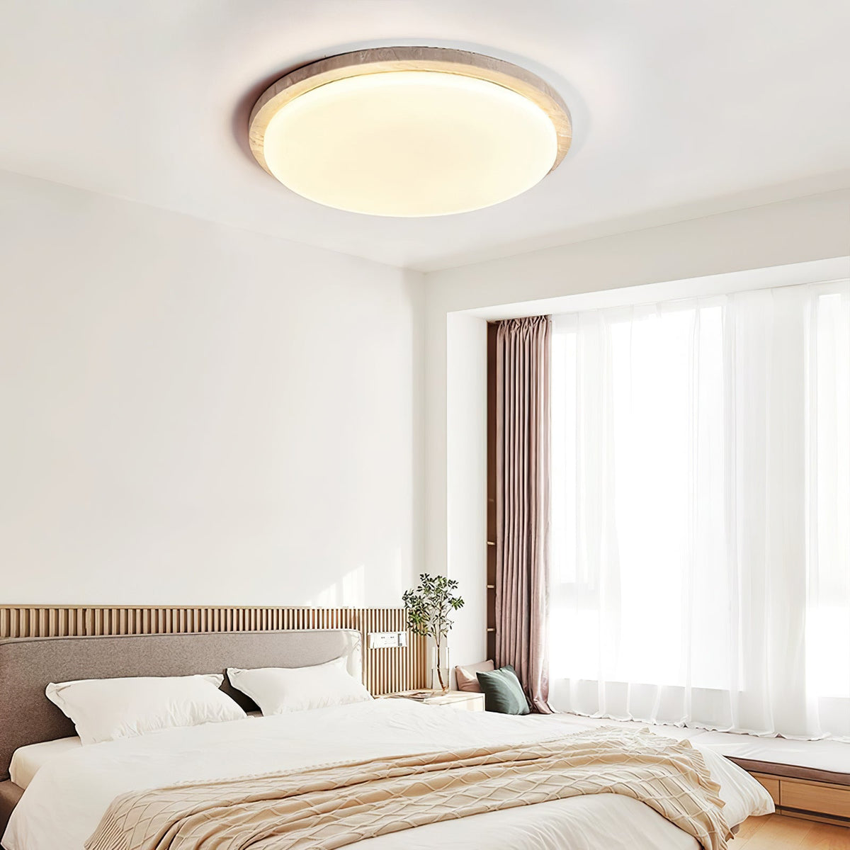 Etala Lisse-Bord Travertin Plafonnier