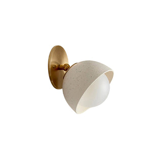 Ellorus Moderne Minimaliste Surface Verre Travertin Applique Murale