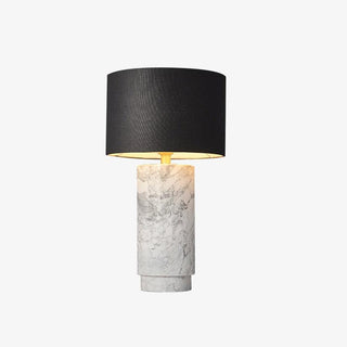 Xavi Lampe de Table en Marbre Et Tissu
