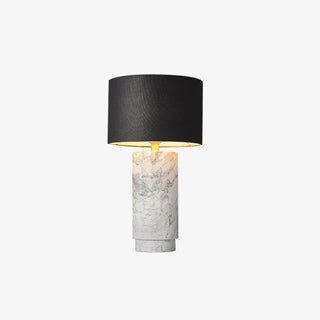 Xavi Lampe de Table en Marbre Et Tissu