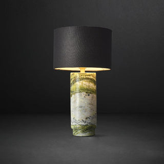 Xavi Lampe de Table en Marbre Et Tissu