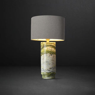 Xavi Lampe de Table en Marbre Et Tissu