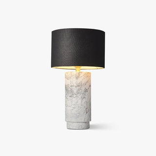 Xavi Lampe de Table en Marbre Et Tissu