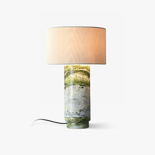 Xavi Lampe de Table en Marbre Et Tissu