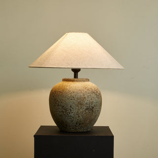 Wells Lampe de Table en Céramique Rustique