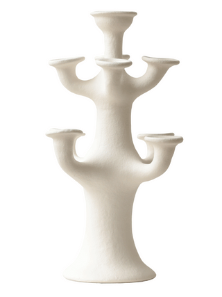 Terracotta Tree Candelabra-Neutral Decor