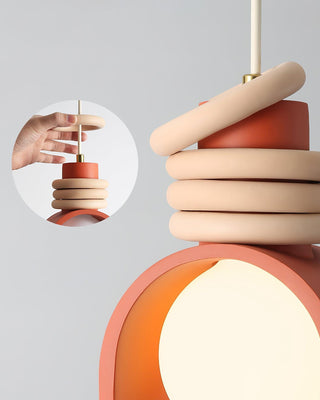 Twister Suspension en Verre Contemporaine