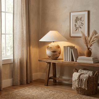 Terrano Ceramic Table Lamp-Neutral Decor