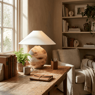 Terrano Ceramic Table Lamp-Neutral Decor
