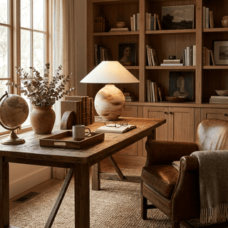 Terrano Ceramic Table Lamp-Neutral Decor