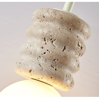 Terrava Stone Pendant Light-Neutral Decor
