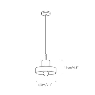 Sysoleth Moderne Minimaliste Métal Lumière Pendentif