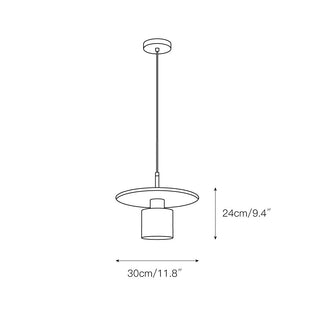 Sysoleth Moderne Minimaliste Métal Lumière Pendentif