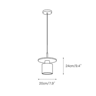 Sysoleth Moderne Minimaliste Métal Lumière Pendentif
