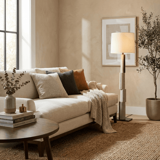 Tessaro Floor Lamp-Neutral Decor