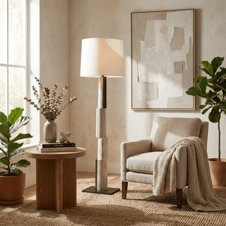 Tessaro Floor Lamp-Neutral Decor