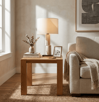 Tessaro Stacked Table Lamp-Neutral Decor