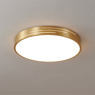 Lustra Plafonnier Laiton Acrylique Moderne-Luire